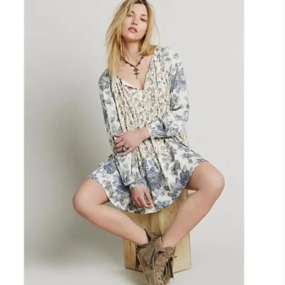 Free People Honeysuckle Lucky Loosey Dress Small